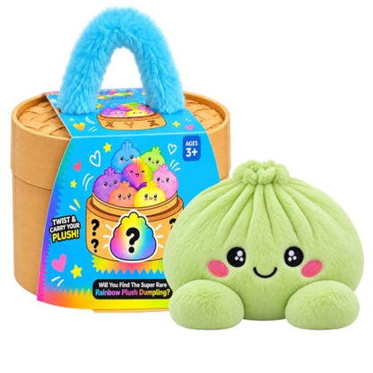 Mystery Plush Dumpling – Surprise Collectible Soft Toy with Steamer Basket Gift Box