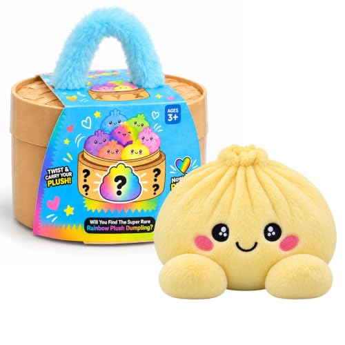 Mystery Plush Dumpling – Surprise Collectible Soft Toy with Steamer Basket Gift Box