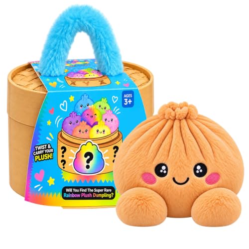 Mystery Plush Dumpling – Surprise Collectible Soft Toy with Steamer Basket Gift Box