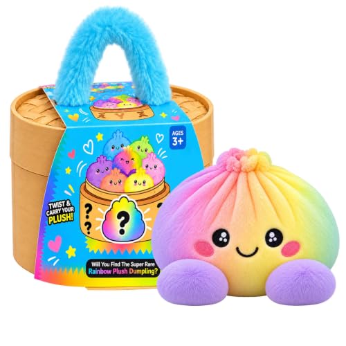 Mystery Plush Dumpling – Surprise Collectible Soft Toy with Steamer Basket Gift Box