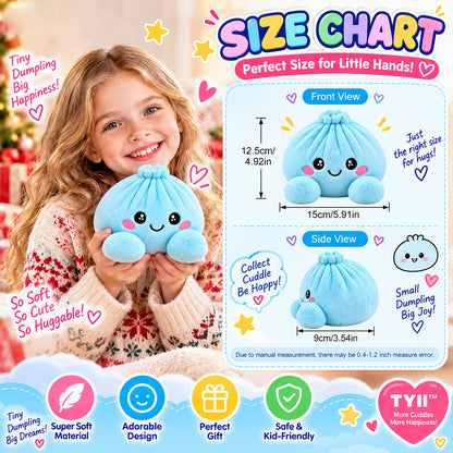 Mystery Plush Dumpling – Surprise Collectible Soft Toy with Steamer Basket Gift Box