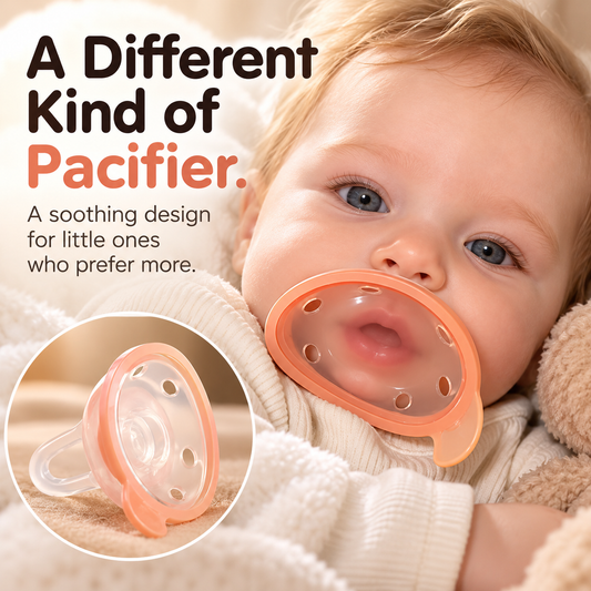 🍼 Breast-Like Silicone Baby Pacifier – Soft, Flexible Soothing Design for Breastfed Babies