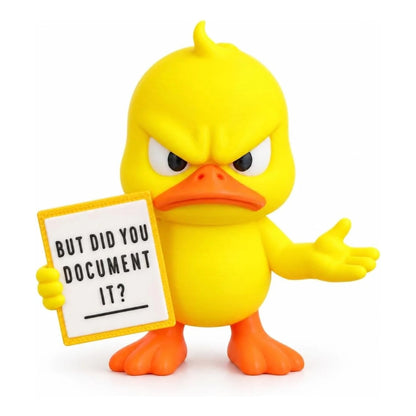Funny Angry Duck Figurine – Sarcastic Desk Decor & Novelty Gift