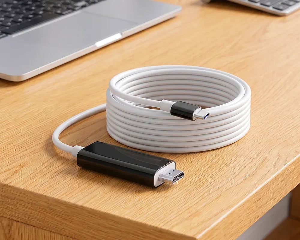 USB-C to HDMI Adapter – 4K Display, 100W PD Charging & 2M Cable