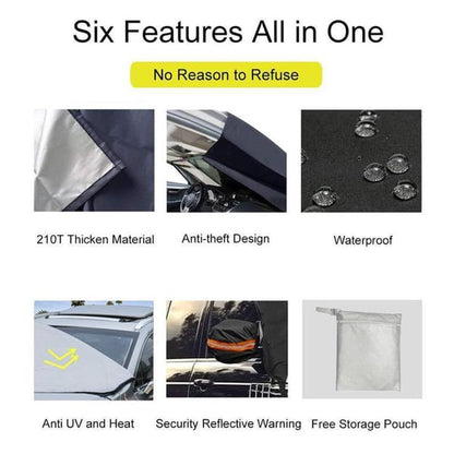 Windshield Snow & Frost Cover – All-Weather Car Windshield Sunshade