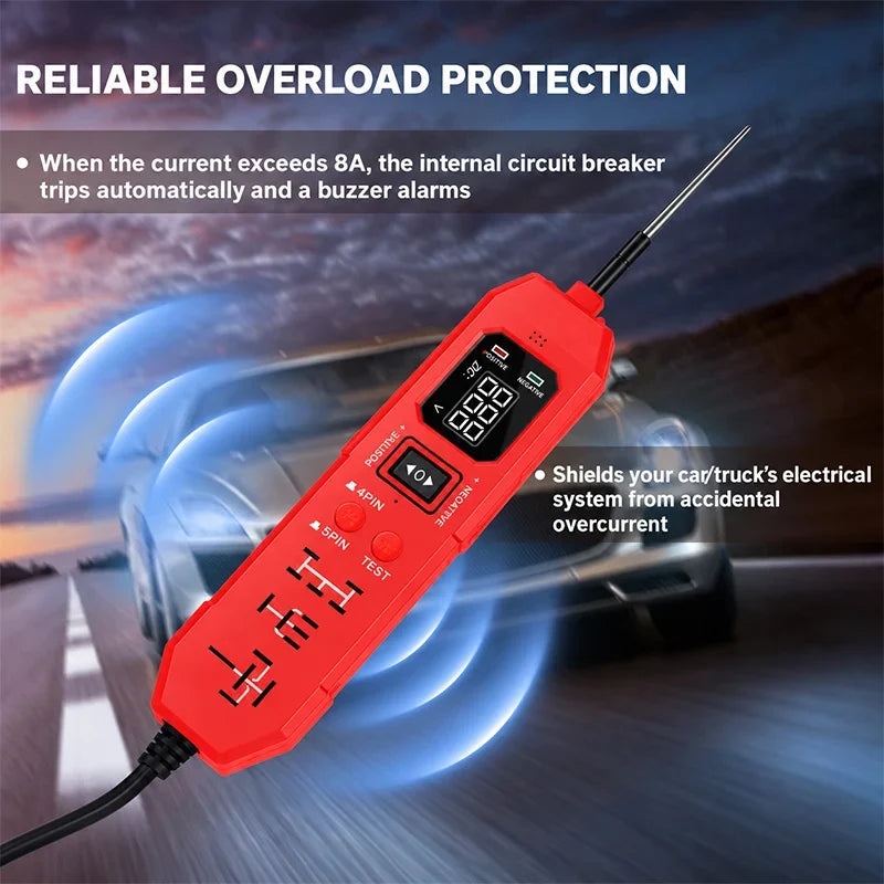 2-in-1 Automotive Circuit & Relay Tester
