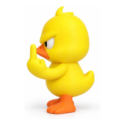 Funny Angry Duck Figurine – Sarcastic Desk Decor & Novelty Gift
