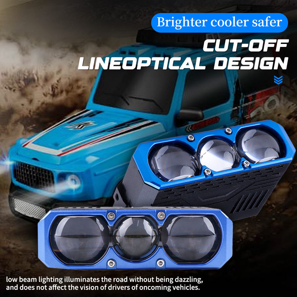 30000LM Ultra Bright LED Car Spotlight – High/Low Beam, IP68 Waterproof Off-Road Driving Light