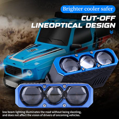 30000LM Ultra Bright LED Car Spotlight – High/Low Beam, IP68 Waterproof Off-Road Driving Light