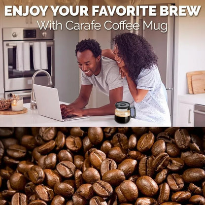 16 Oz Glass Coffee Mug – Coffee Pot Style