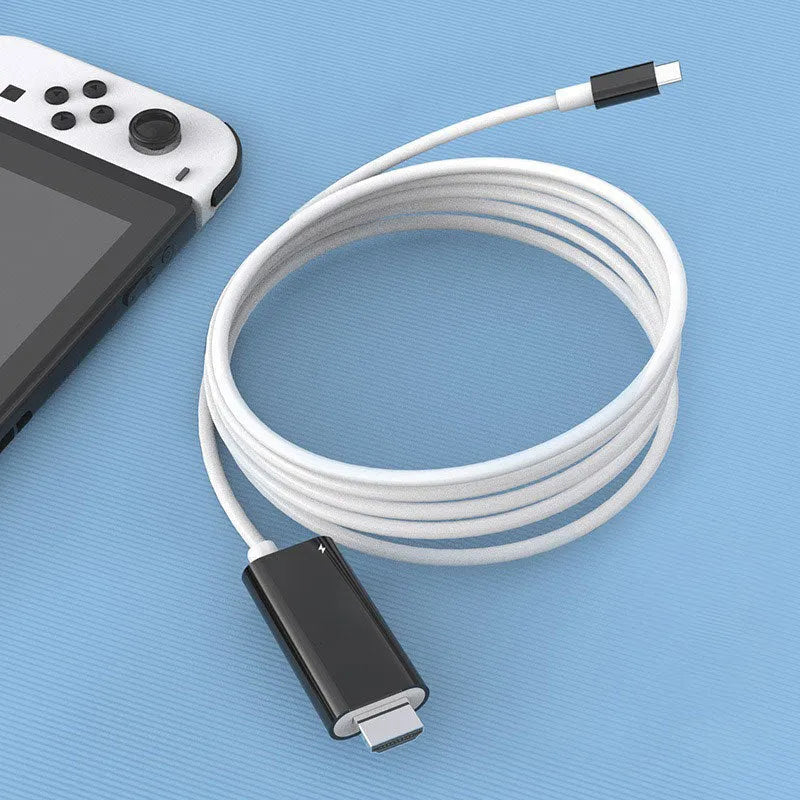 USB-C to HDMI Adapter – 4K Display, 100W PD Charging & 2M Cable