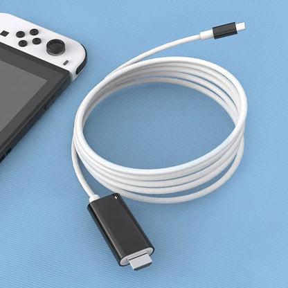 USB-C to HDMI Adapter – 4K Display, 100W PD Charging & 2M Cable