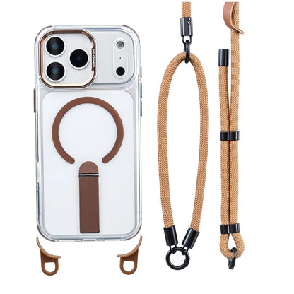 MagSafe Phone Case with Detachable Crossbody Neck Lanyard Strap