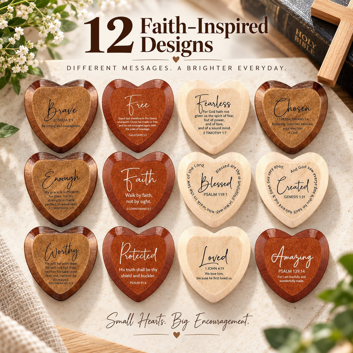 ✝️ Christian Pocket Heart Gift Set