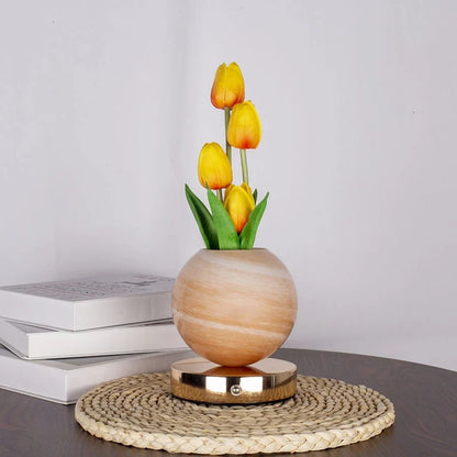 Tulip Planet LED Mood Lamp – Touch Control Bedside Light with Realistic Tulips