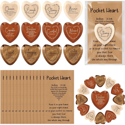 ✝️ Christian Pocket Heart Gift Set