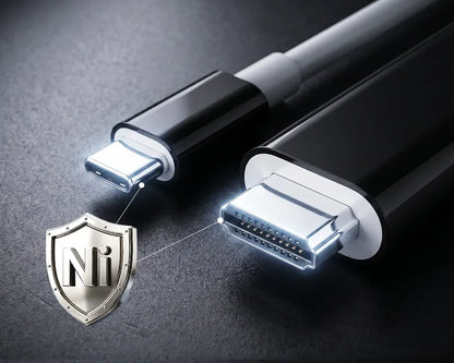 USB-C to HDMI Adapter – 4K Display, 100W PD Charging & 2M Cable
