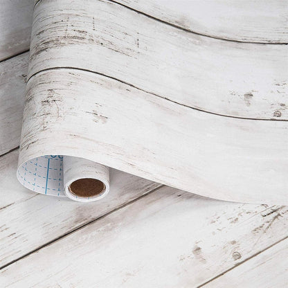 Realistic Wood Grain Peel & Stick Contact Paper – Waterproof Furniture & Countertop Vinyl Wrap