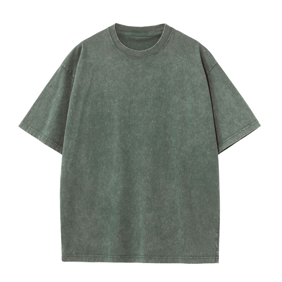 Vintage Acid Wash Heavyweight T-Shirt – 100% Cotton Oversized Tee for Men & Women