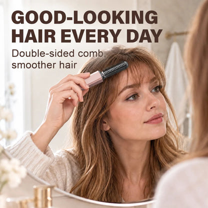 ✨ Compact Wireless Hot Comb – Handy Bang Styling Companion