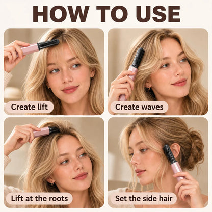 ✨ Compact Wireless Hot Comb – Handy Bang Styling Companion