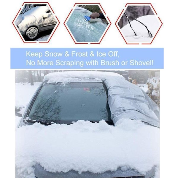 Windshield Snow & Frost Cover – All-Weather Car Windshield Sunshade