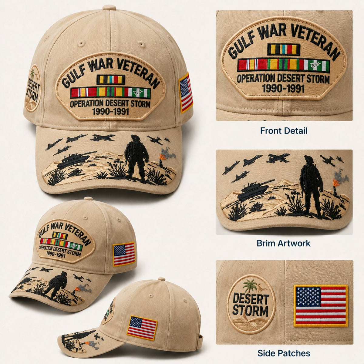 🇺🇸 Gulf War Veteran Tribute Cap🎖️
