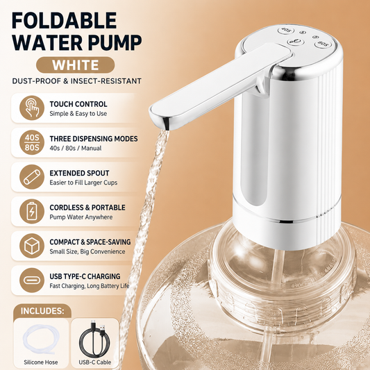Cordless USB-C Water Bottle Pump