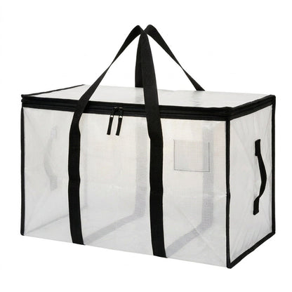 Extra Large Moving Storage Bags – 24 Gallon Capacity, Up to 110 Lbs, Heavy-Duty Zippered Bags with Handles