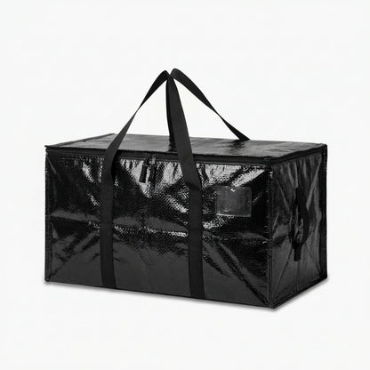 Extra Large Moving Storage Bags – 24 Gallon Capacity, Up to 110 Lbs, Heavy-Duty Zippered Bags with Handles