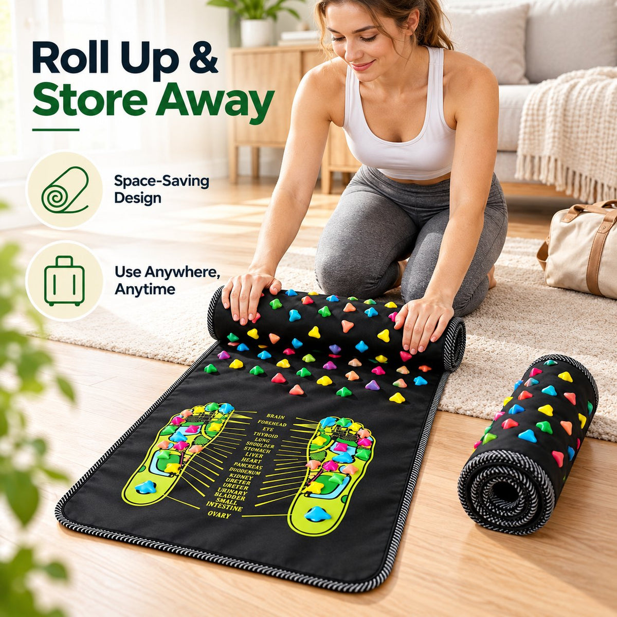 Foot Massage Mat – Textured Acupressure Mat for Everyday Relaxation