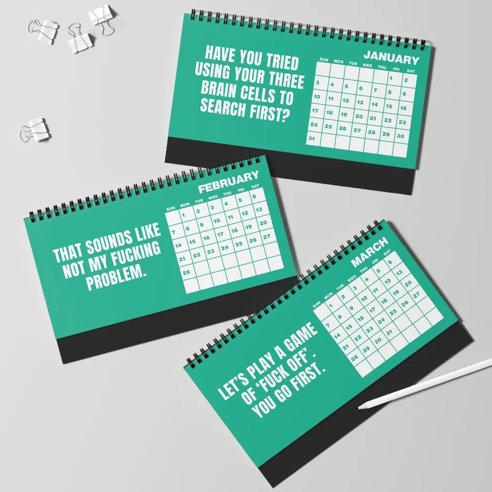 😂NOT TODAY! — Unfiltered Signs & Calendars