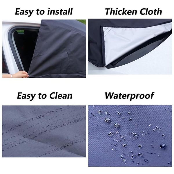 Windshield Snow & Frost Cover – All-Weather Car Windshield Sunshade