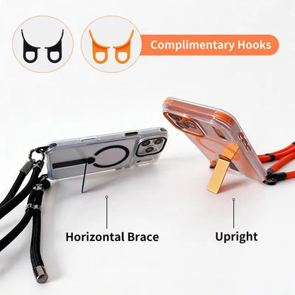MagSafe Phone Case with Detachable Crossbody Neck Lanyard Strap