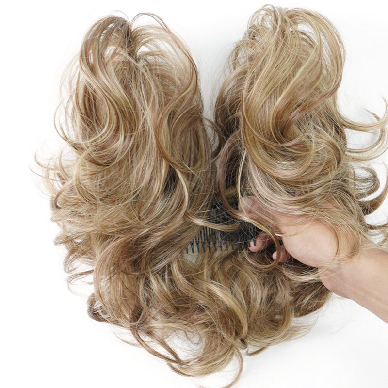 🌸Messy Side Comb Clip In Bun Hair Accessory