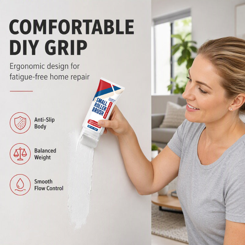 Waterproof Wall Repair Paste with Integrated Roller Brush