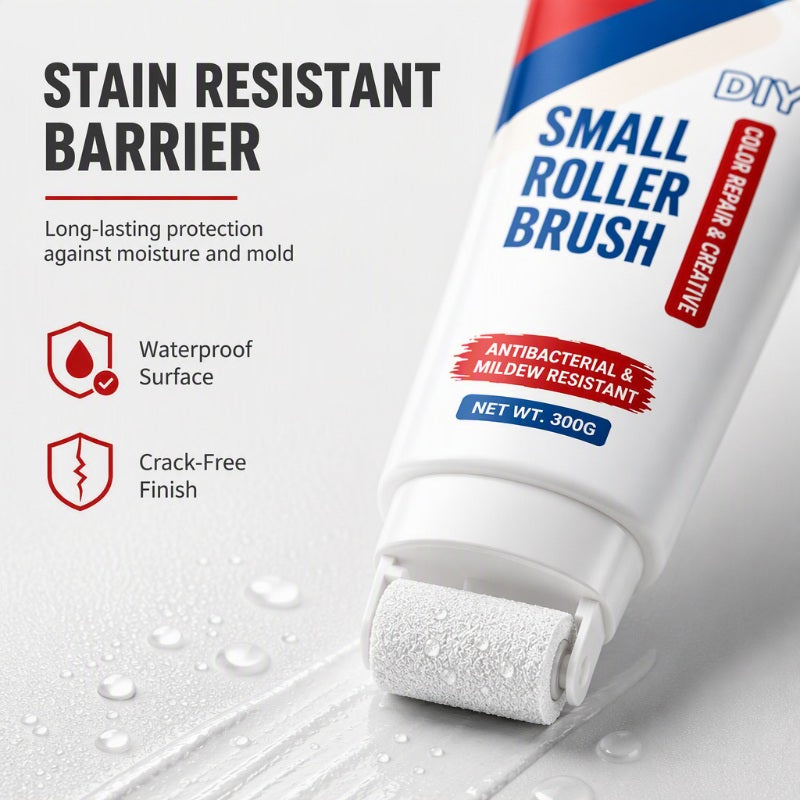 Waterproof Wall Repair Paste with Integrated Roller Brush