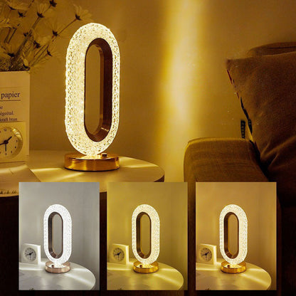 Rechargeable Touch Bedside Lamp – 3 Color LED Night Light