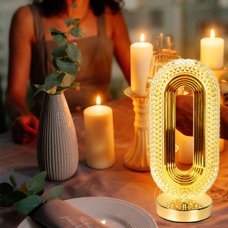 Rechargeable Touch Bedside Lamp – 3 Color LED Night Light