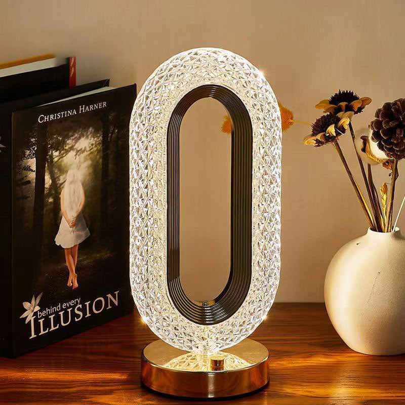 Rechargeable Touch Bedside Lamp – 3 Color LED Night Light