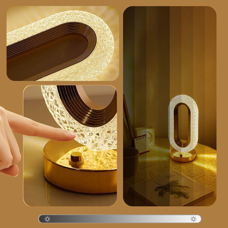 Rechargeable Touch Bedside Lamp – 3 Color LED Night Light