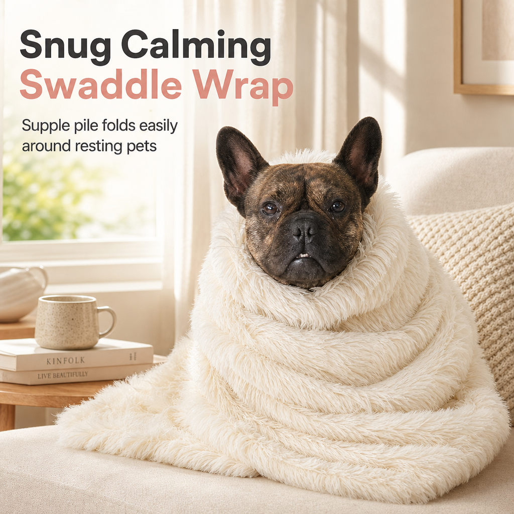 🐕🐱Soft Plush Double Layer Pet Blanket for Dogs and Cats