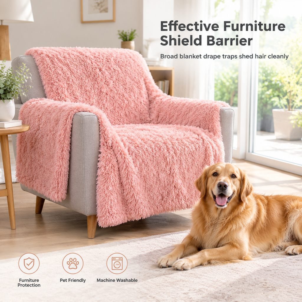 🐕🐱Soft Plush Double Layer Pet Blanket for Dogs and Cats